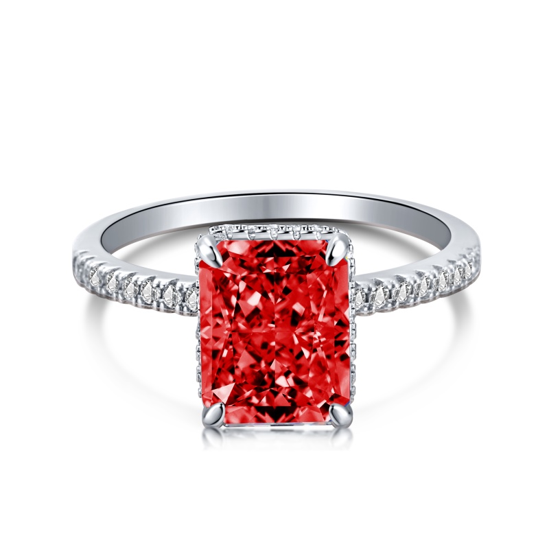 925 Sterling Silver 8A Cubic Zirconia Ring - Image 3