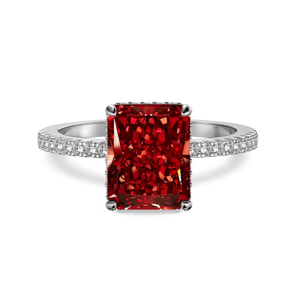 925 Sterling Silver 8A Cubic Zirconia Ring - Image 4