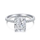925 Sterling Silver 8A Cubic Zirconia Ring