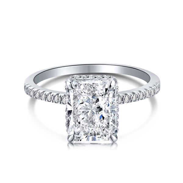 925 Sterling Silver 8A Cubic Zirconia Ring - Image 4