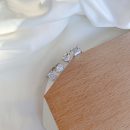 925 Sterling Silver 5A/8A Cubic Zirconia Ring