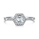 925 Sterling Silver 5A Cubic Zirconia Ring