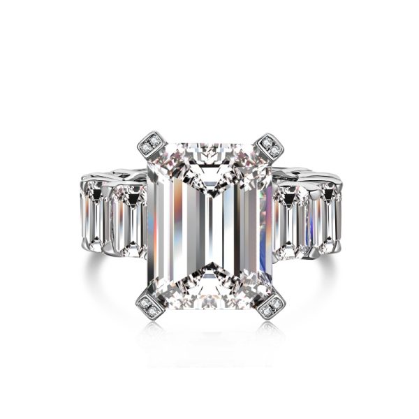 925 Sterling Silver 5A Cubic Zirconia Ring