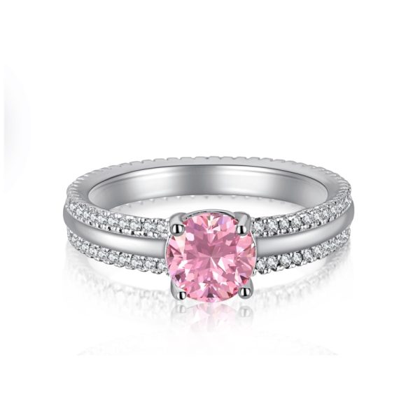 925 Sterling Silver 8A Cubic Zirconia Ring