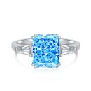 925 Sterling Silver 8A Cubic Zirconia Ring