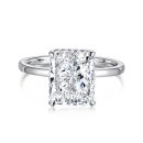 925 Sterling Silver 8A Cubic Zirconia Ring