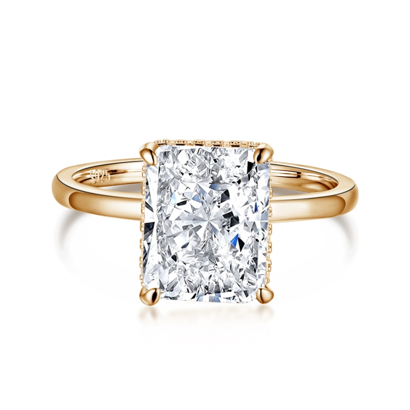 925 Sterling Silver 8A Cubic Zirconia Ring - Image 3