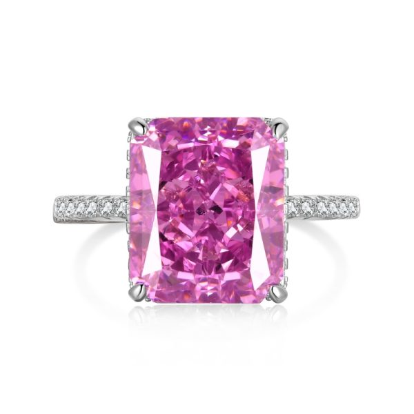 925 Sterling Silver 8A Cubic Zirconia Ring