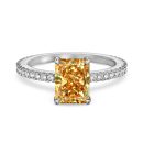 925 Sterling Silver 8A Cubic Zirconia Ring