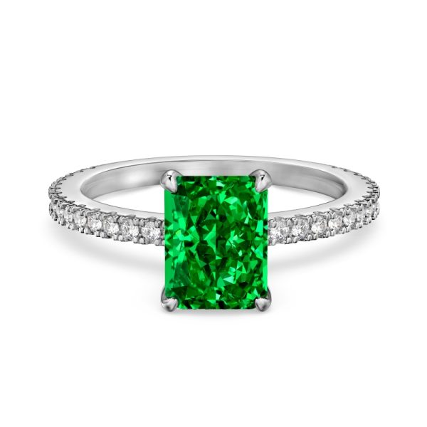 925 Sterling Silver 8A Cubic Zirconia Ring