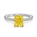 925 Sterling Silver 8A Cubic Zirconia Ring