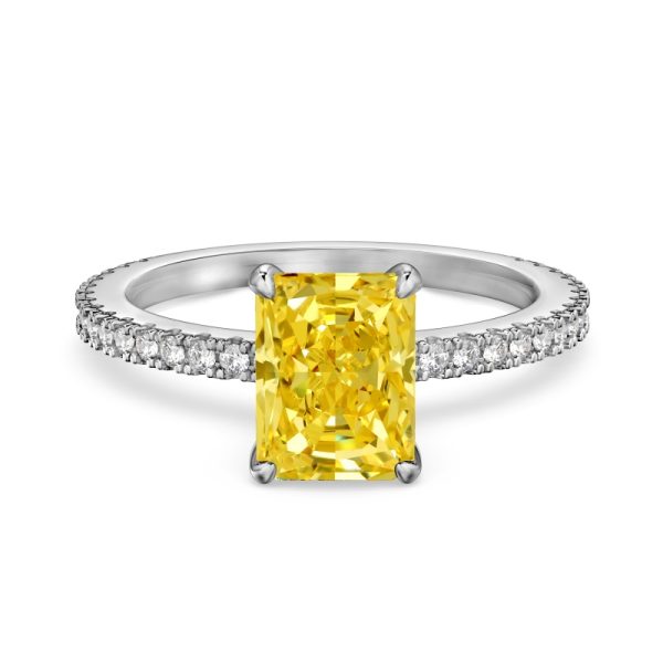 925 Sterling Silver 8A Cubic Zirconia Ring