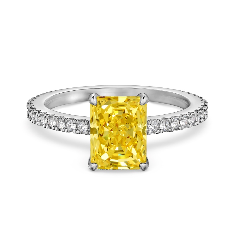 925 Sterling Silver 8A Cubic Zirconia Ring