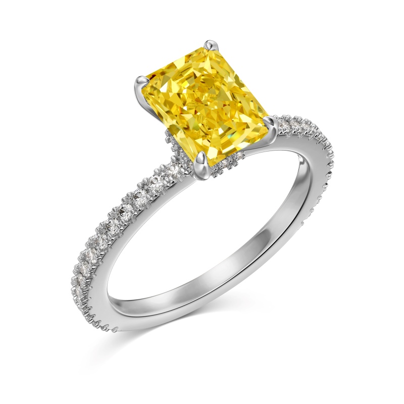 925 Sterling Silver 8A Cubic Zirconia Ring - Image 2