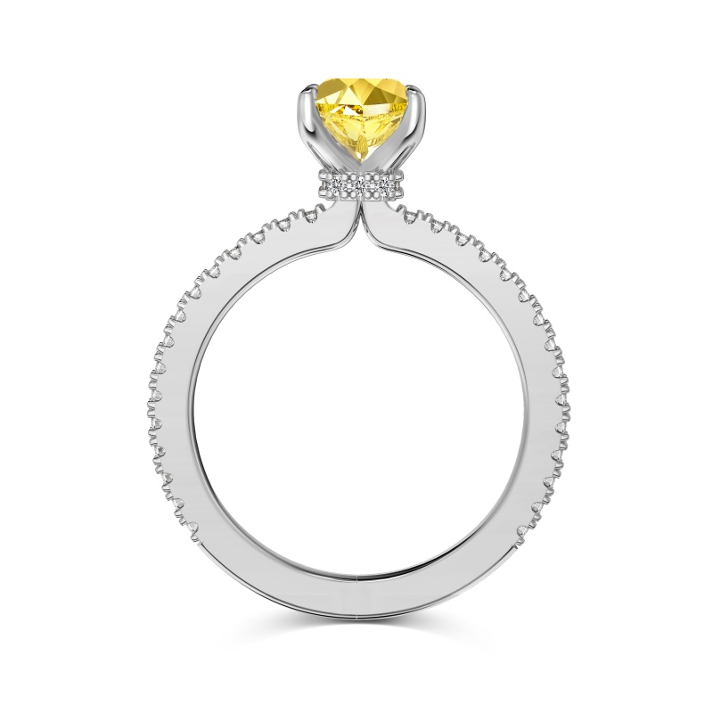 925 Sterling Silver 8A Cubic Zirconia Ring - Image 3