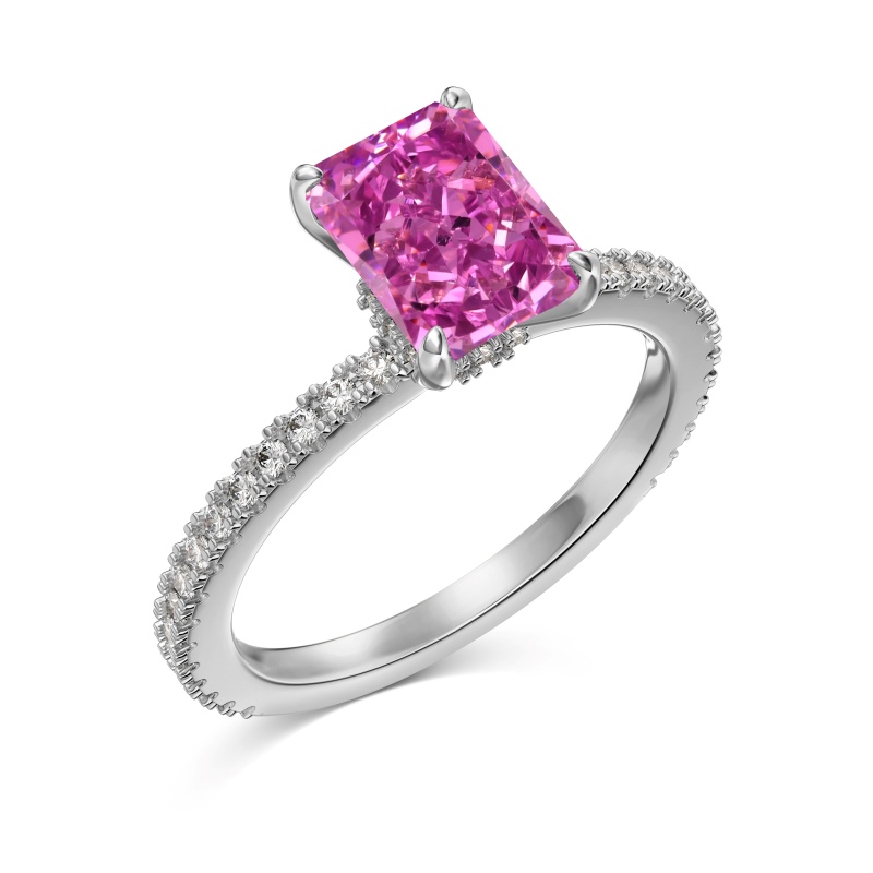 925 Sterling Silver 8A Cubic Zirconia Ring - Image 2