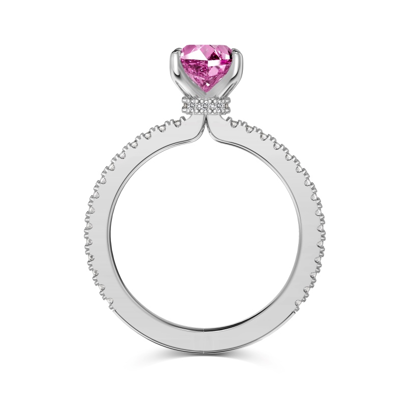 925 Sterling Silver 8A Cubic Zirconia Ring - Image 3