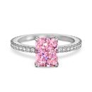 925 Sterling Silver 8A Cubic Zirconia Ring