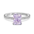 925 Sterling Silver 8A Cubic Zirconia Ring