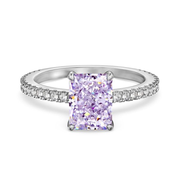 925 Sterling Silver 8A Cubic Zirconia Ring