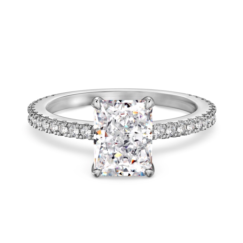 925 Sterling Silver 8A Cubic Zirconia Ring - Image 2