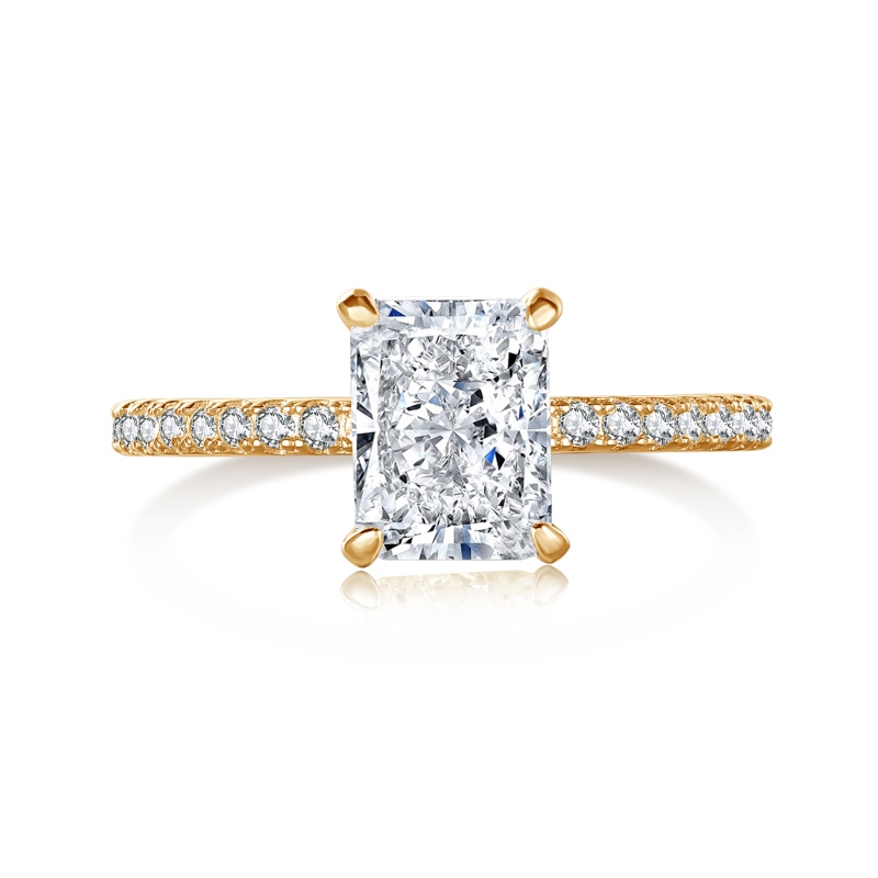 925 Sterling Silver 8A Cubic Zirconia Ring - Image 3