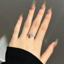 925 Sterling Silver Marquise Cut Ring