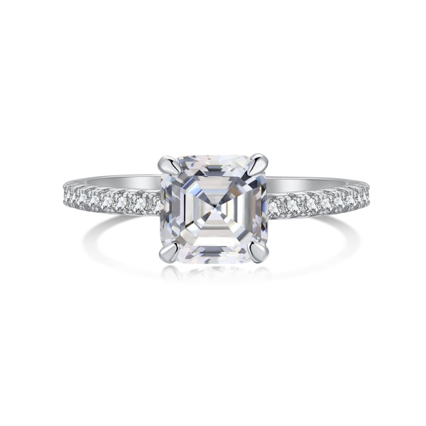 925 Sterling Silver Cubic Zirconia Ring - Image 4
