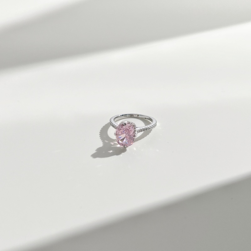 925 Sterling Silver 8A Oval Cut Ring - Image 2