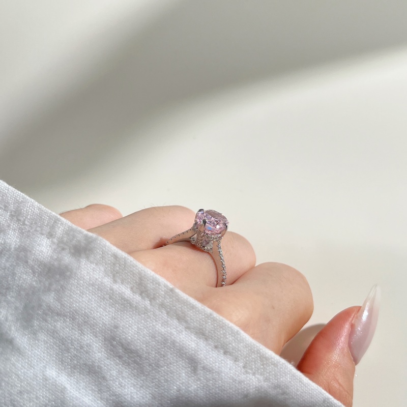 925 Sterling Silver 8A Oval Cut Ring - Image 3