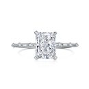 925 Sterling Silver 8A Cubic Zirconia Ring