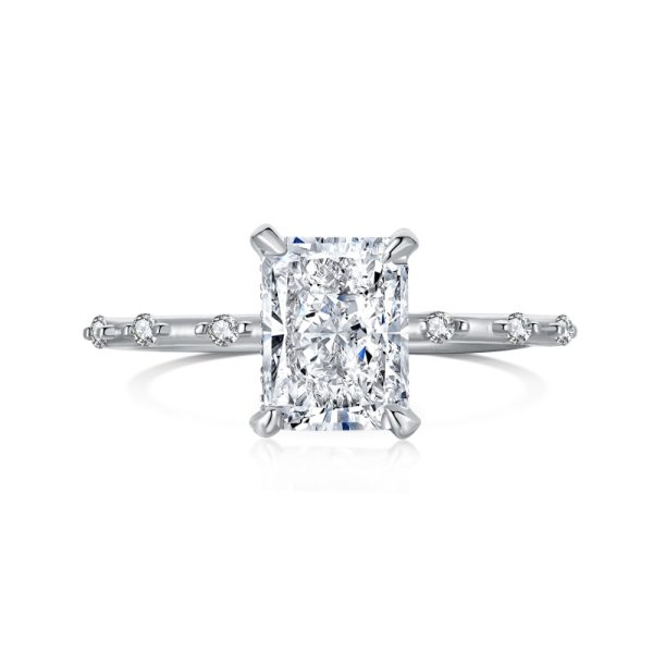 925 Sterling Silver 8A Cubic Zirconia Ring