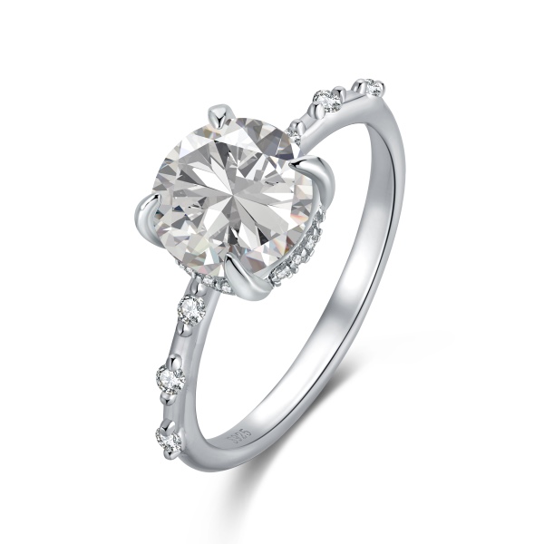 925 Sterling Silver Cubic Zirconia Ring - Image 5