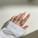 925 Sterling Silver Zirconia 8A Oval Cut Wedding Ring