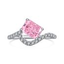 925 Sterling Silver 8A Cubic Zirconia Ring