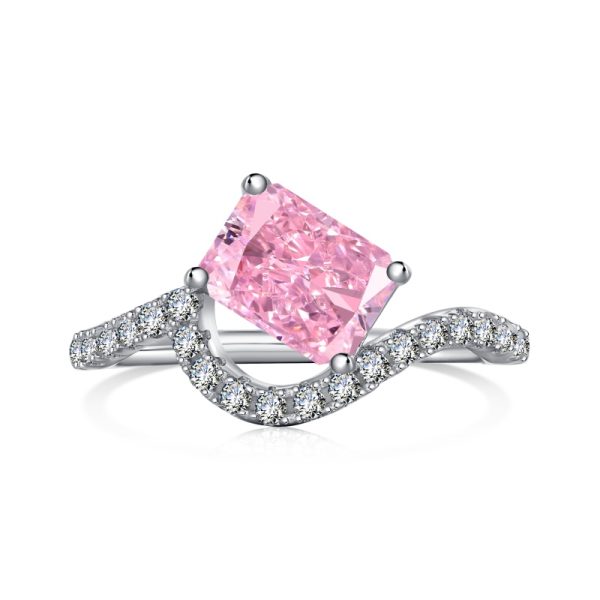925 Sterling Silver 8A Cubic Zirconia Ring