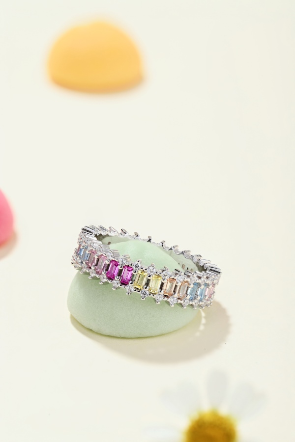 925 Sterling Silver Cubic Zirconia Ring - Image 4