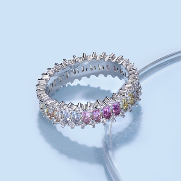 925 Sterling Silver Cubic Zirconia Ring - Image 5