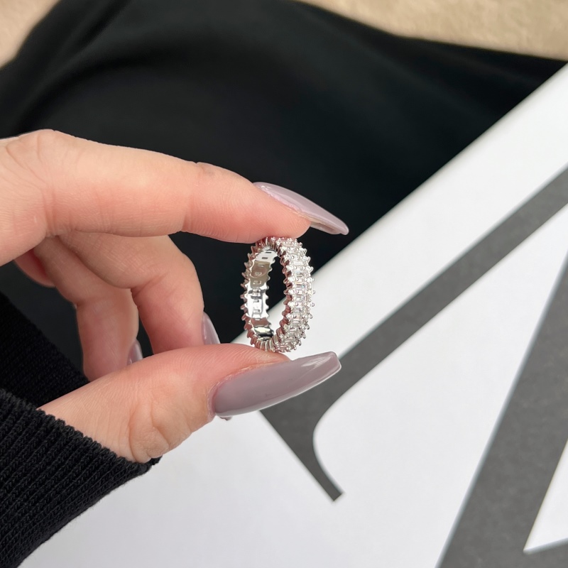 925 Sterling Silver 5A Cubic Zirconia Ring