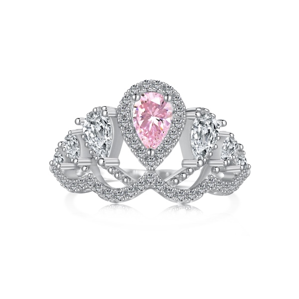 925 Sterling Silver 5A Cubic Zirconia Ring - Image 4