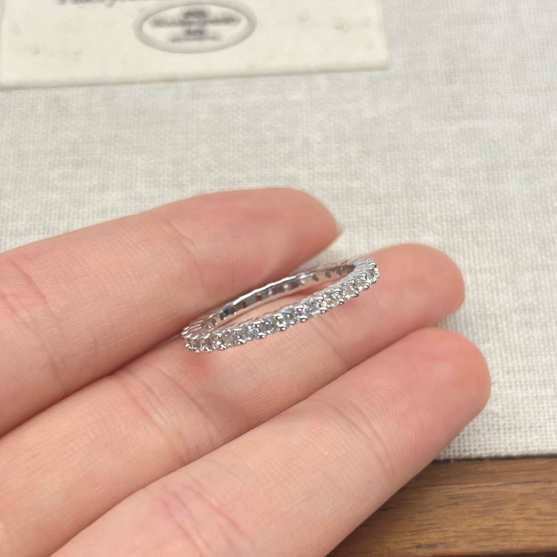 925 Sterling Silver Cubic Zirconia Ring - Image 3
