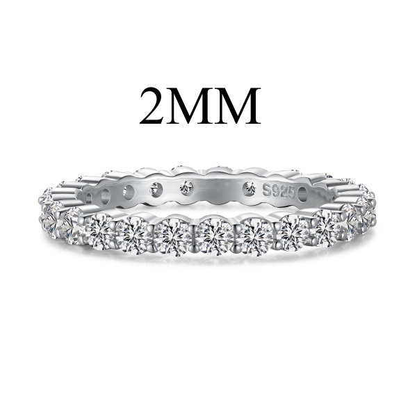 925 Sterling Silver Cubic Zirconia Ring - Image 5