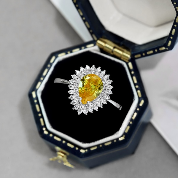 925 Sterling Silver Cubic Zirconia Ring - Image 5
