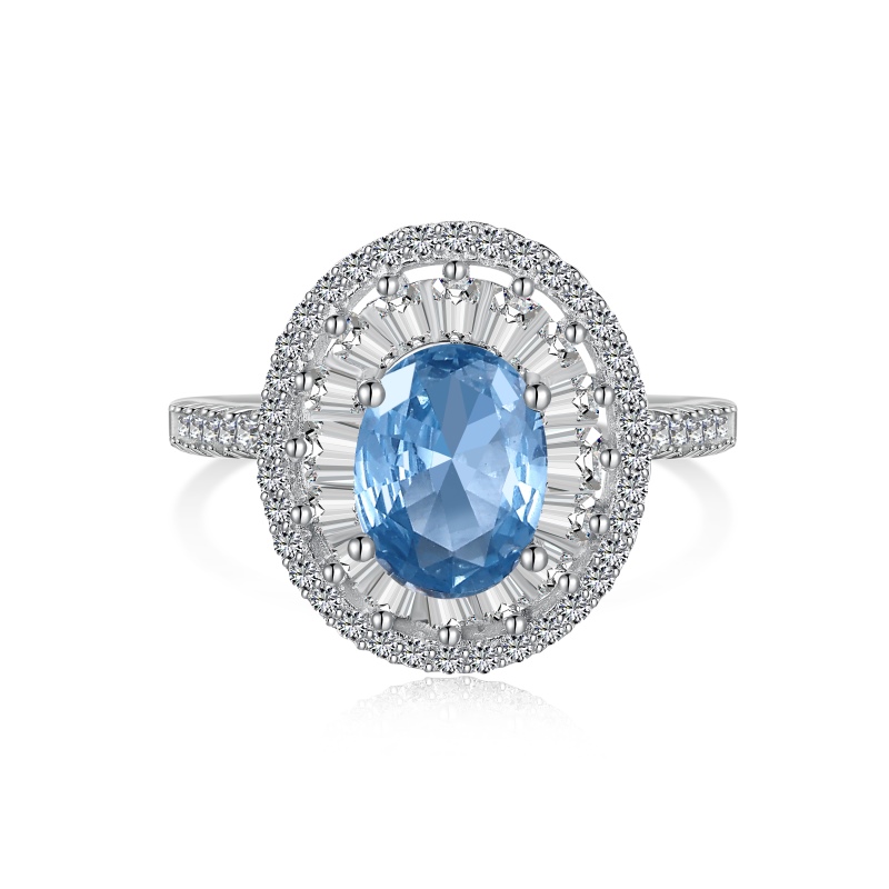 925 Sterling Silver 5A Cubic Zirconia Ring - Image 3