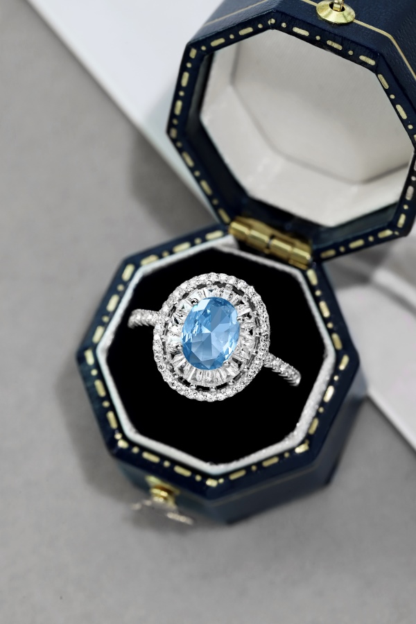 925 Sterling Silver 5A Cubic Zirconia Ring - Image 4