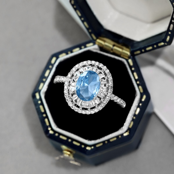925 Sterling Silver 5A Cubic Zirconia Ring - Image 5