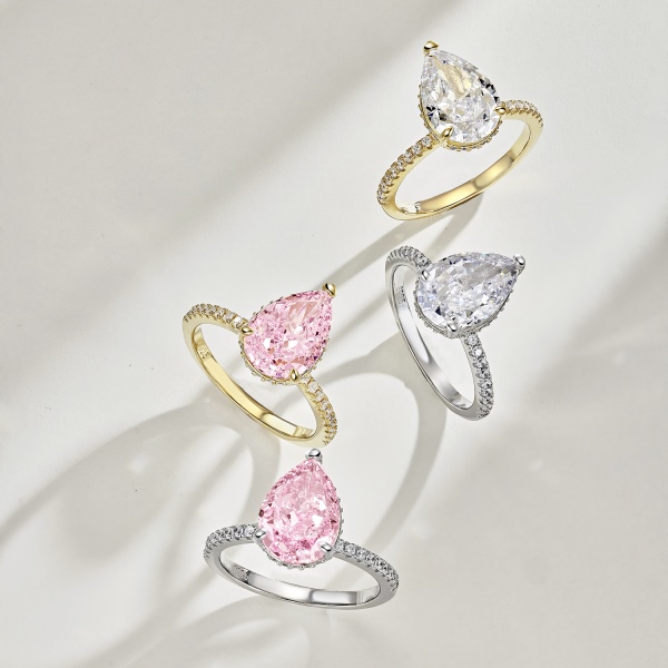 925 Sterling Silver 8A Cubic Zirconia Ring - Image 5
