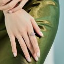 925 Sterling Silver Cubic Zirconia Marquise Cut Ring