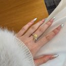 925 Sterling Silver Cubic Zirconia Pear Cut Ring