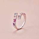 925 Sterling Silver White Cubic Zirconia Ring